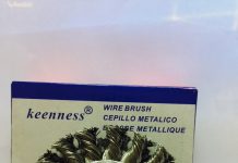 แปรงลวดถักเปีย 4 นิ้ว